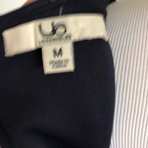 Ya LosAngeles Navy Blue Sheath Dress, Size M - Picture 5 of 7